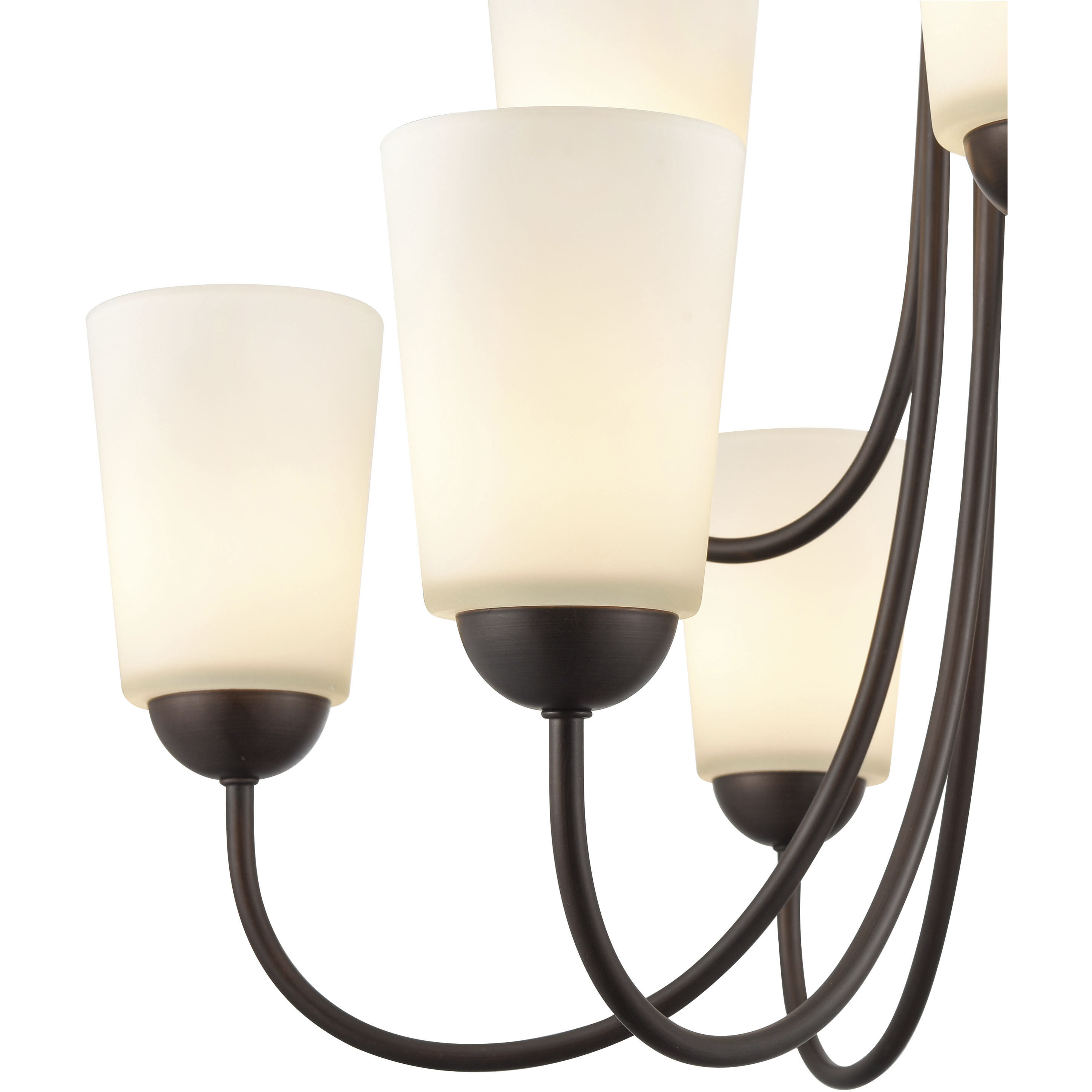 Ivey Lake 9 Light 25.25 inch Rubbed Bronze Chandelier Ceiling Light